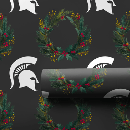 Spartan Wreath - Wrapping Paper - Aspen & Arlo