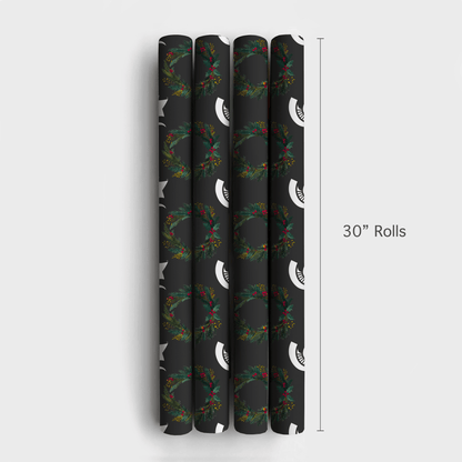 Spartan Wreath - Wrapping Paper - Aspen & Arlo