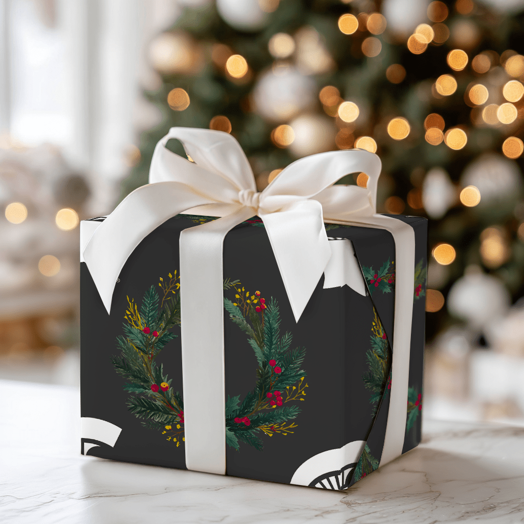 Spartan Wreath - Wrapping Paper - Aspen & Arlo