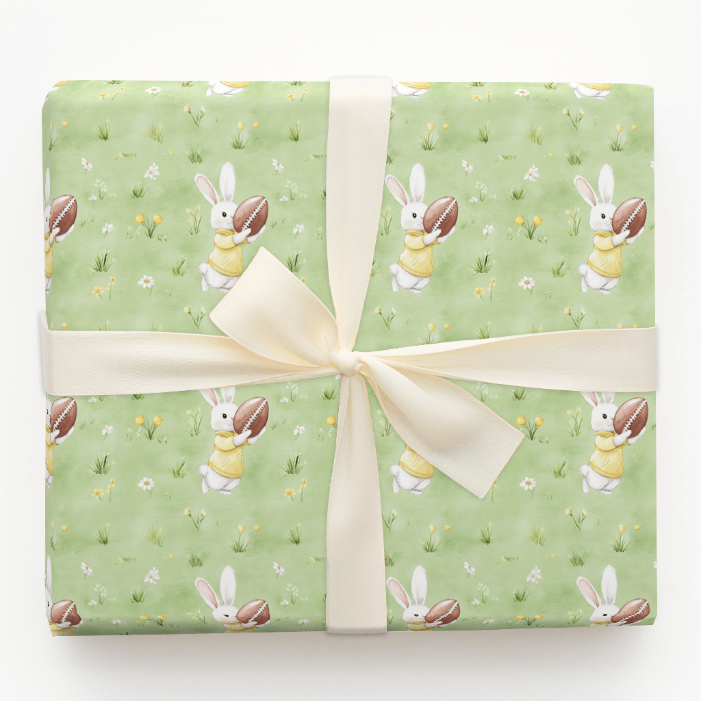 Touchdown Hare - Wrapping Paper - Aspen & Arlo