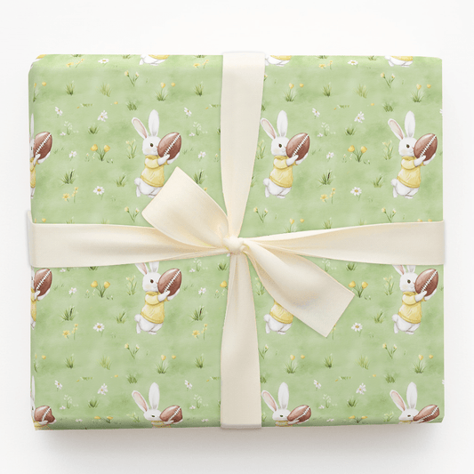 Touchdown Hare - Wrapping Paper - Aspen & Arlo