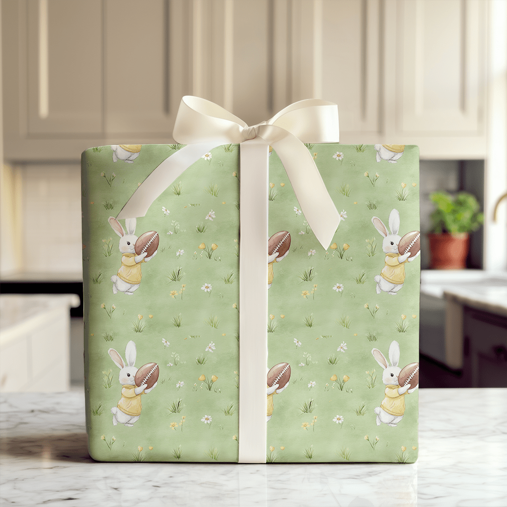 Touchdown Hare - Wrapping Paper - Aspen & Arlo