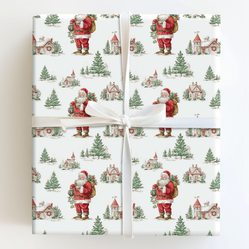 Twelve Toile Days - Wrapping Paper - Aspen & Arlo