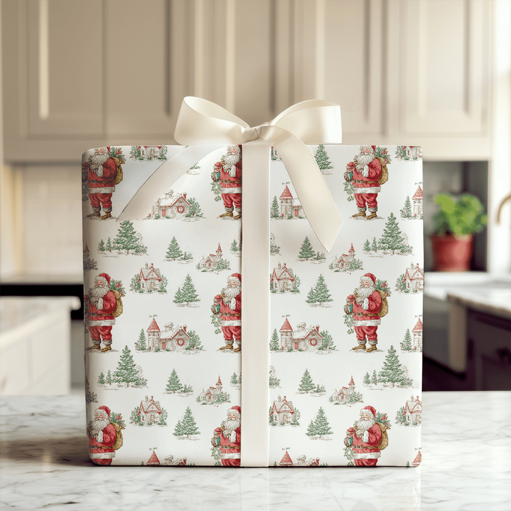 Twelve Toile Days - Wrapping Paper - Aspen & Arlo