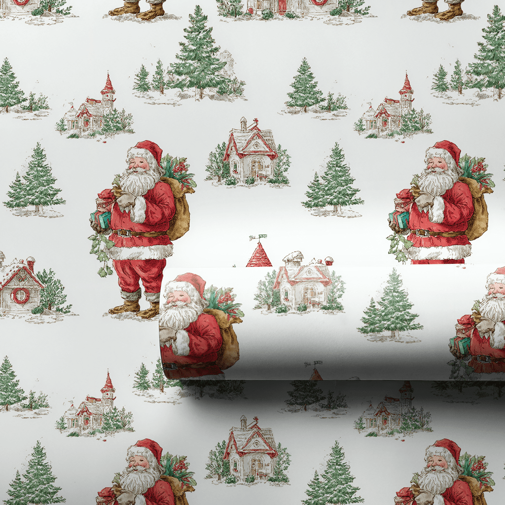 Twelve Toile Days - Wrapping Paper - Aspen & Arlo