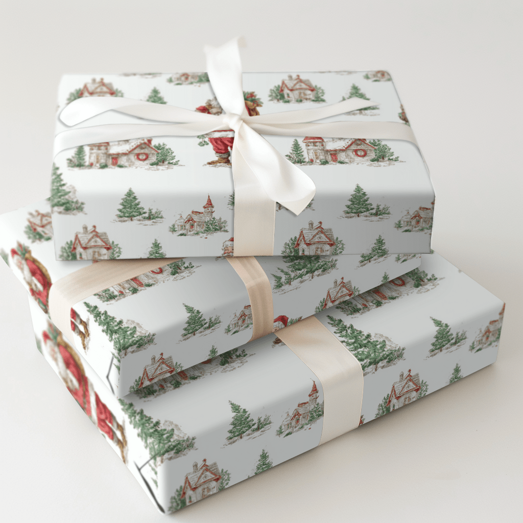 Twelve Toile Days - Wrapping Paper - Aspen & Arlo