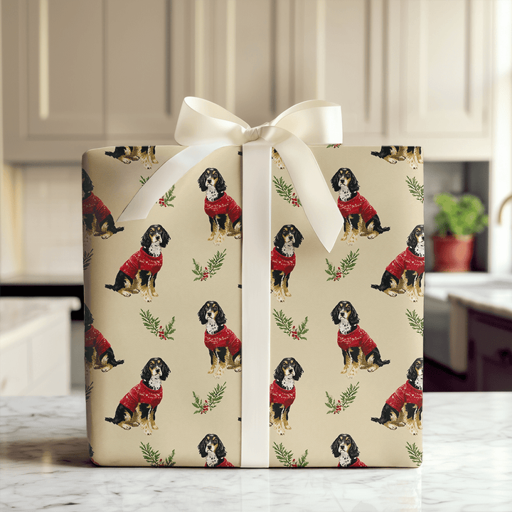 Sweaters on Setters - Wrapping Paper - Aspen & Arlo