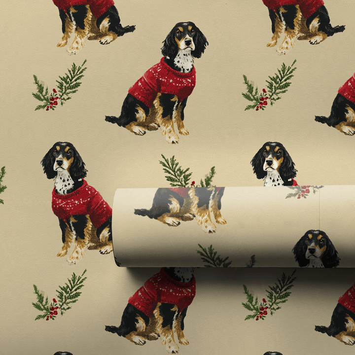 Sweaters on Setters - Wrapping Paper - Aspen & Arlo