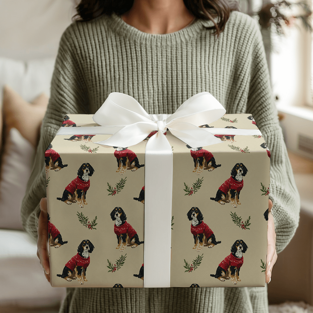 Sweaters on Setters - Wrapping Paper - Aspen & Arlo