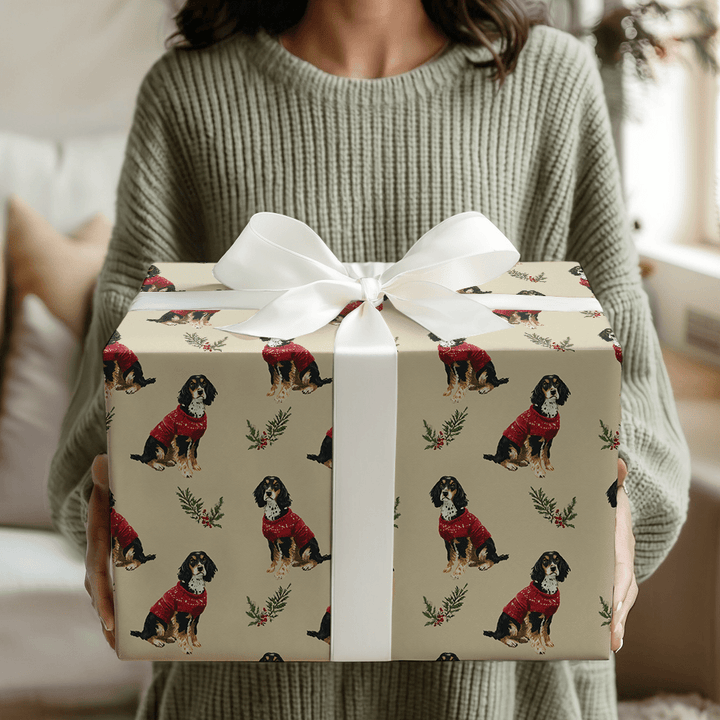 Sweaters on Setters - Wrapping Paper - Aspen & Arlo