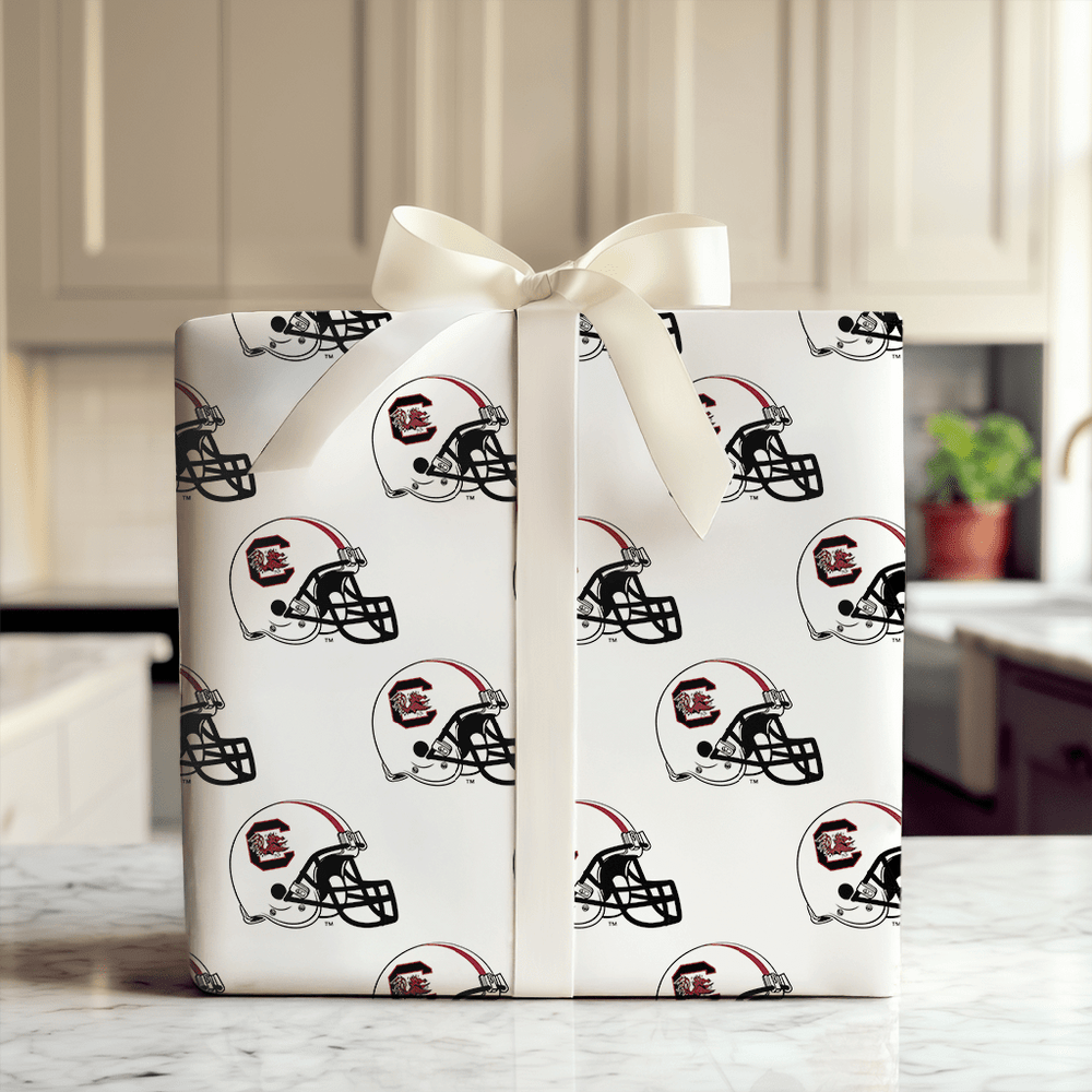 Fighting Cock Helmet - Wrapping Paper - Aspen & Arlo