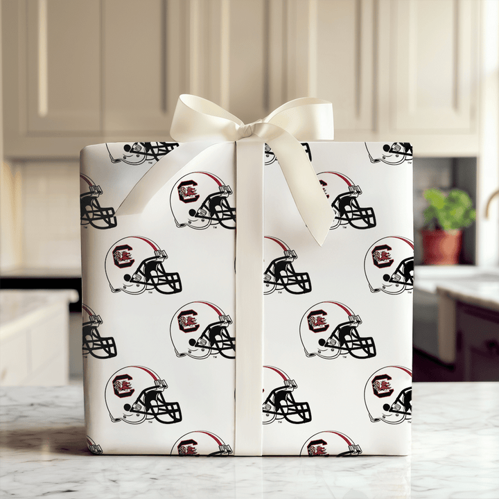 Fighting Cock Helmet - Wrapping Paper - Aspen & Arlo