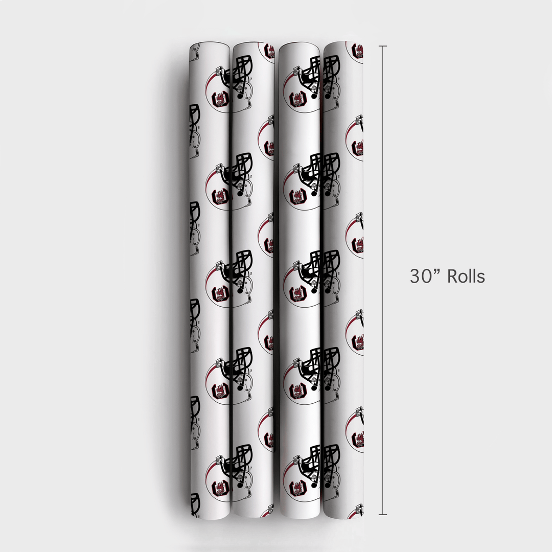 Fighting Cock Helmet - Wrapping Paper - Aspen & Arlo
