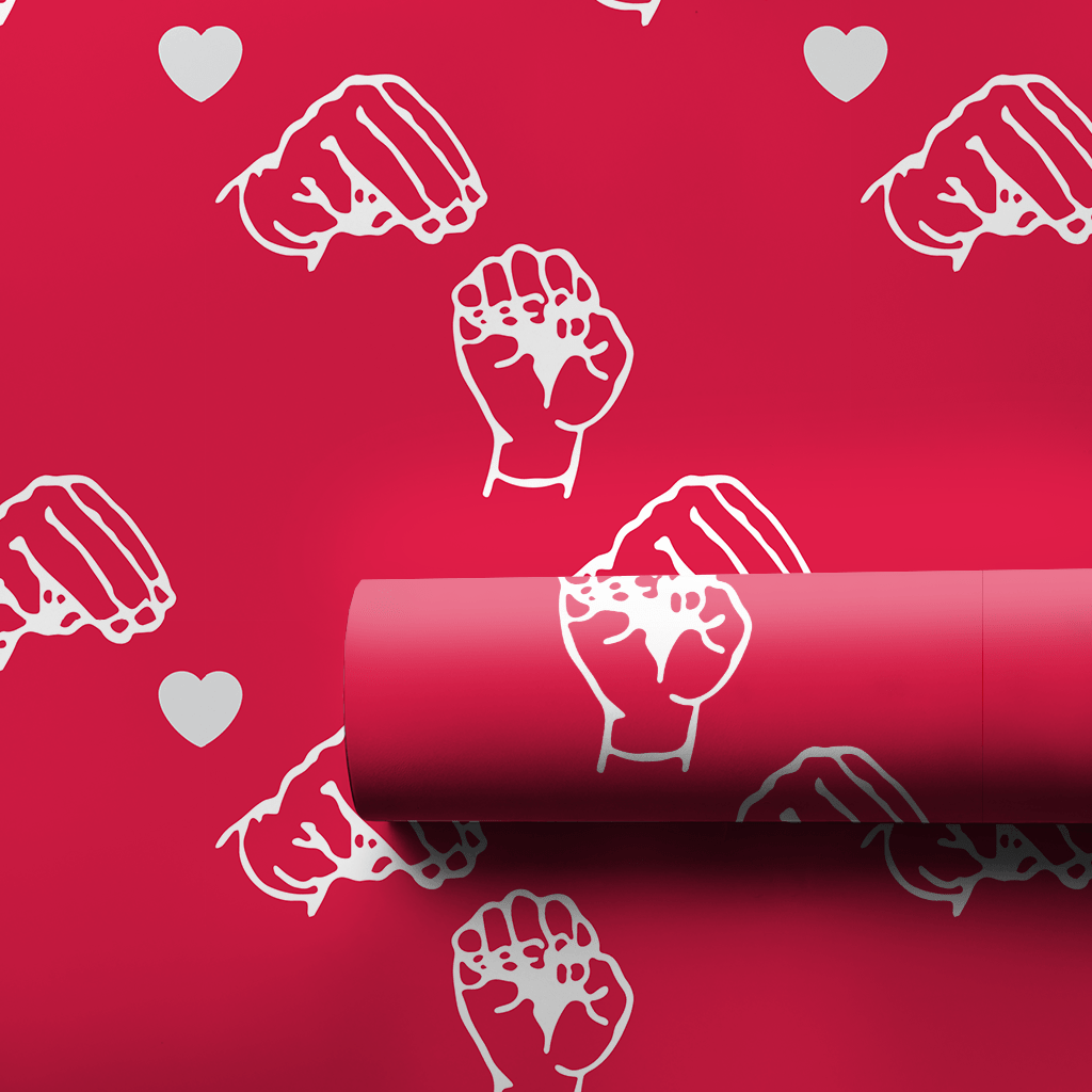 A Sign for Mom - Wrapping Paper - Aspen & Arlo