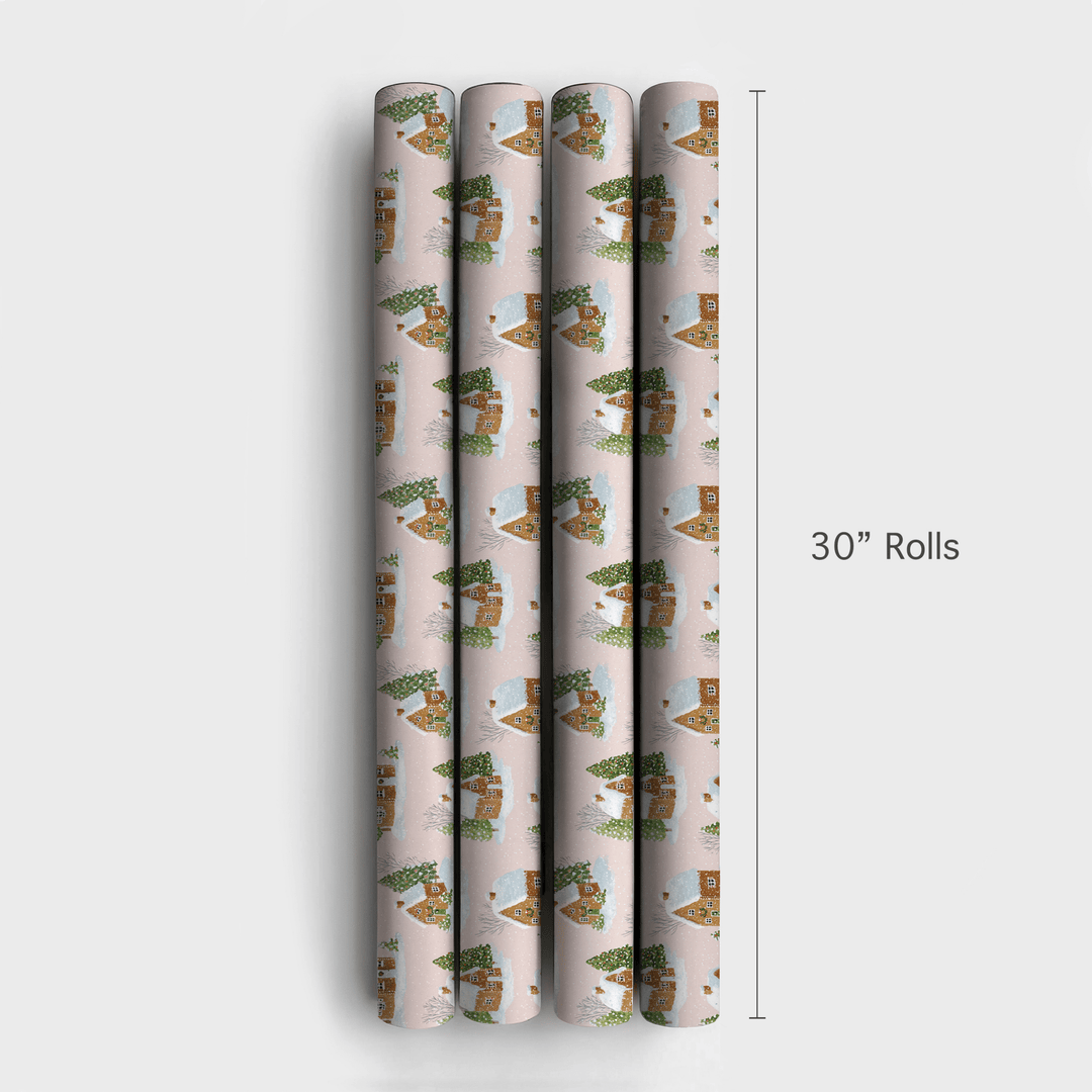 Gingerbread Village Town - Wrapping Paper - Aspen & Arlo