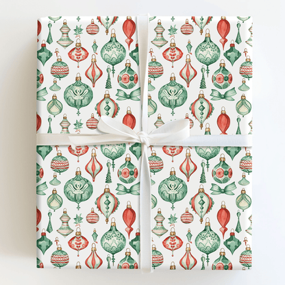 Holiday Baubles - Wrapping Paper - Aspen & Arlo