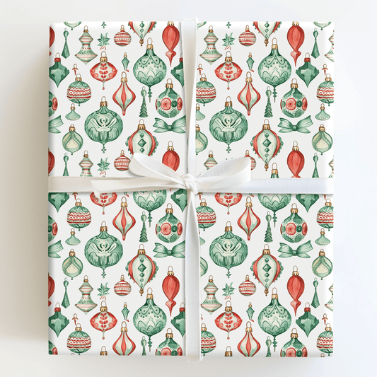 Holiday Baubles - Wrapping Paper - Aspen & Arlo