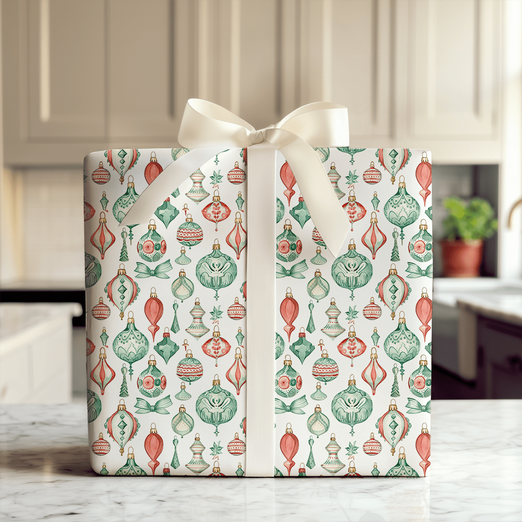Holiday Baubles - Wrapping Paper - Aspen & Arlo