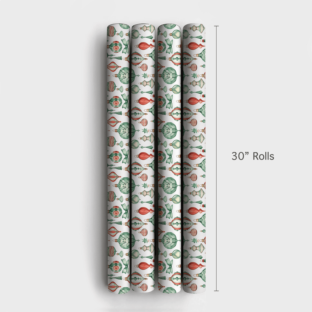 Holiday Baubles - Wrapping Paper - Aspen & Arlo