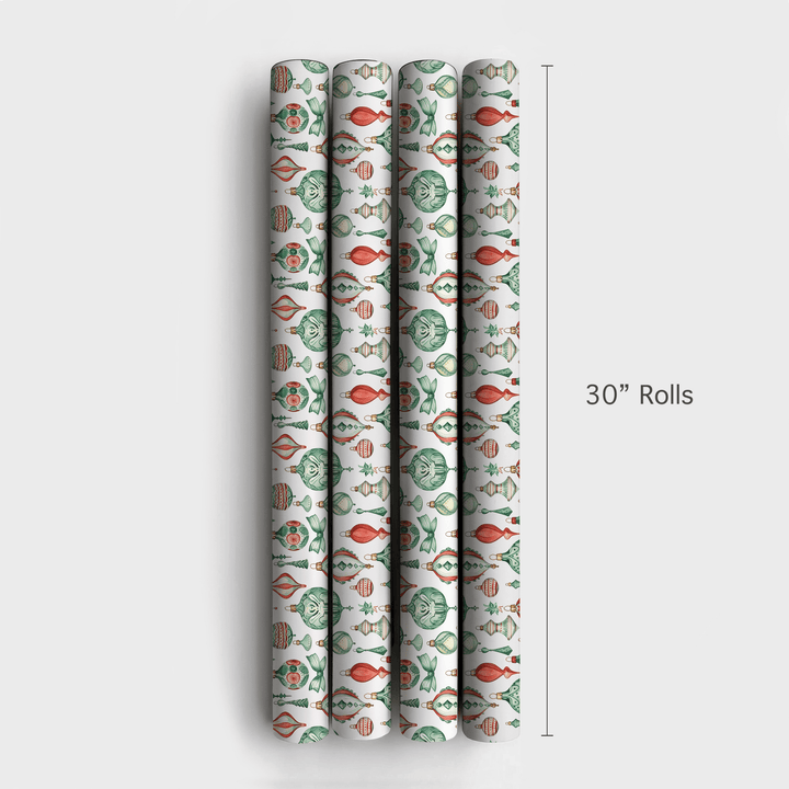 Holiday Baubles - Wrapping Paper - Aspen & Arlo