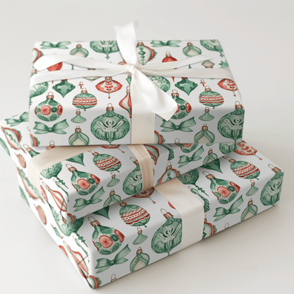 Holiday Baubles - Wrapping Paper - Aspen & Arlo