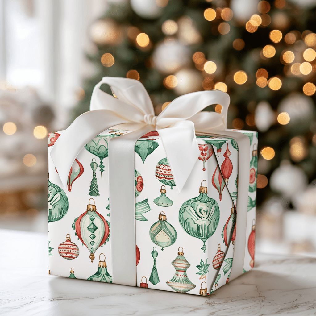 Holiday Baubles - Wrapping Paper - Aspen & Arlo