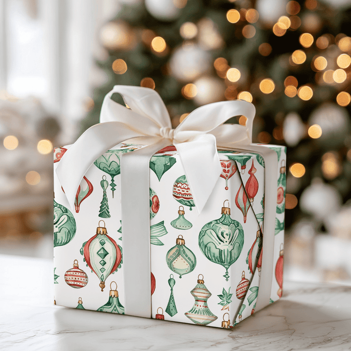 Holiday Baubles - Wrapping Paper - Aspen & Arlo