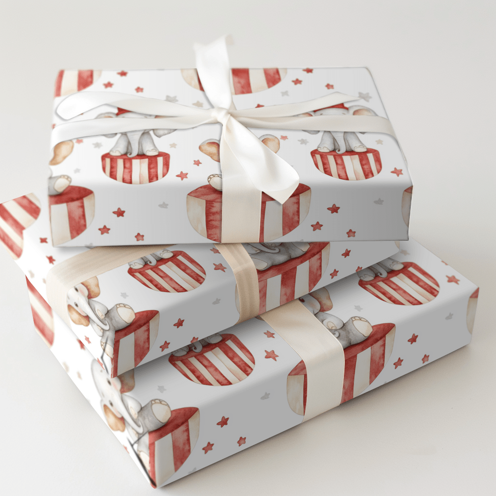 Big Top Star - Wrapping Paper - Aspen & Arlo
