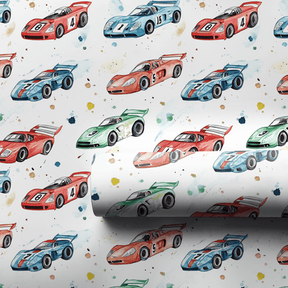 Fast Laps - Wrapping Paper - Aspen & Arlo