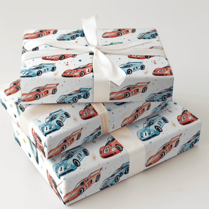 Fast Laps - Wrapping Paper - Aspen & Arlo