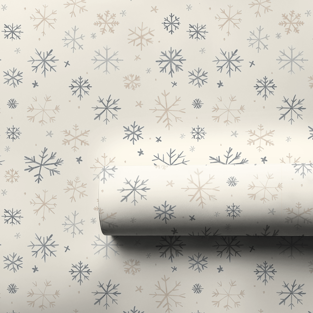 Snowflake Perfection - Wrapping Paper - Aspen & Arlo