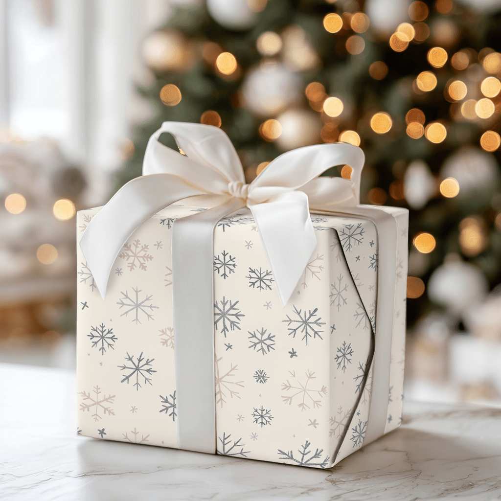 Snowflake Perfection - Wrapping Paper - Aspen & Arlo