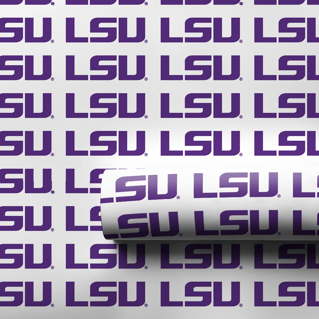 LSU Pure Geaux - Wrapping Paper - Aspen & Arlo