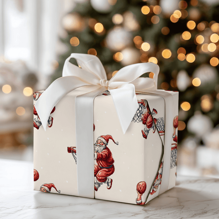 Hoop It Santa - Wrapping Paper - Aspen & Arlo