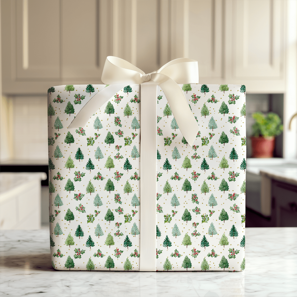 Everett Evergreen - Wrapping Paper - Aspen & Arlo