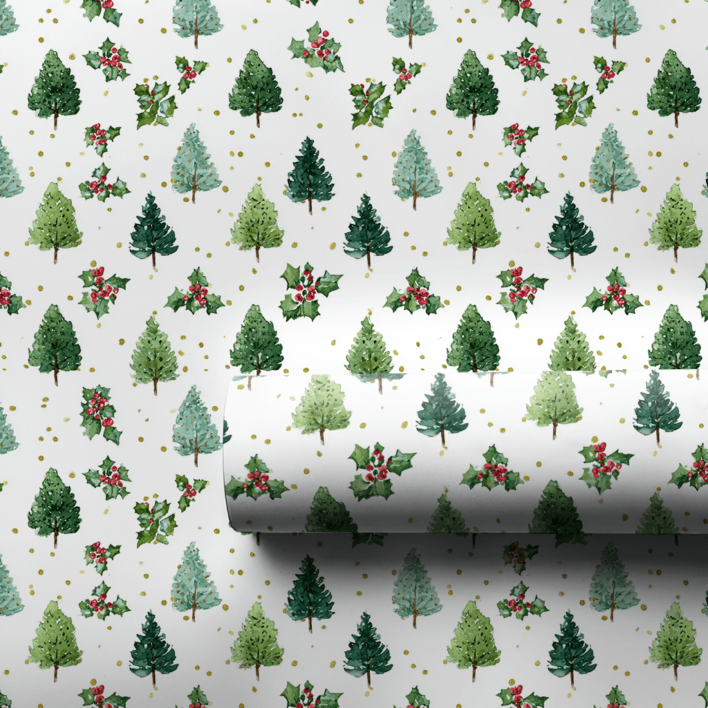 Everett Evergreen - Wrapping Paper - Aspen & Arlo