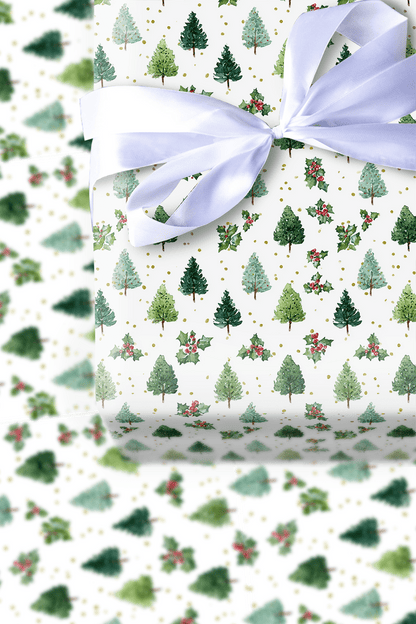 Everett Evergreen - Wrapping Paper - Aspen & Arlo