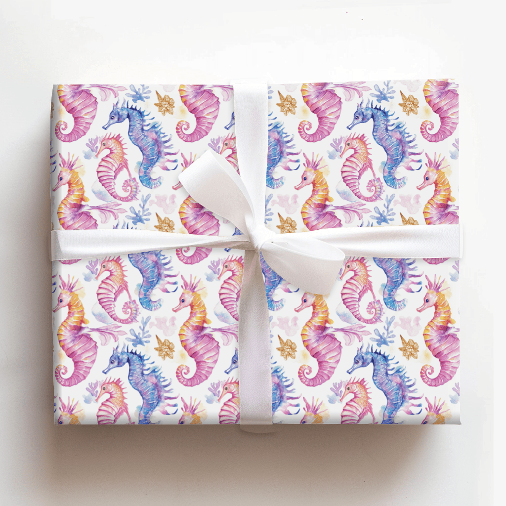 Horse of the Sea - Wrapping Paper - Aspen & Arlo