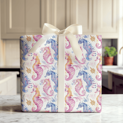 Horse of the Sea - Wrapping Paper - Aspen & Arlo