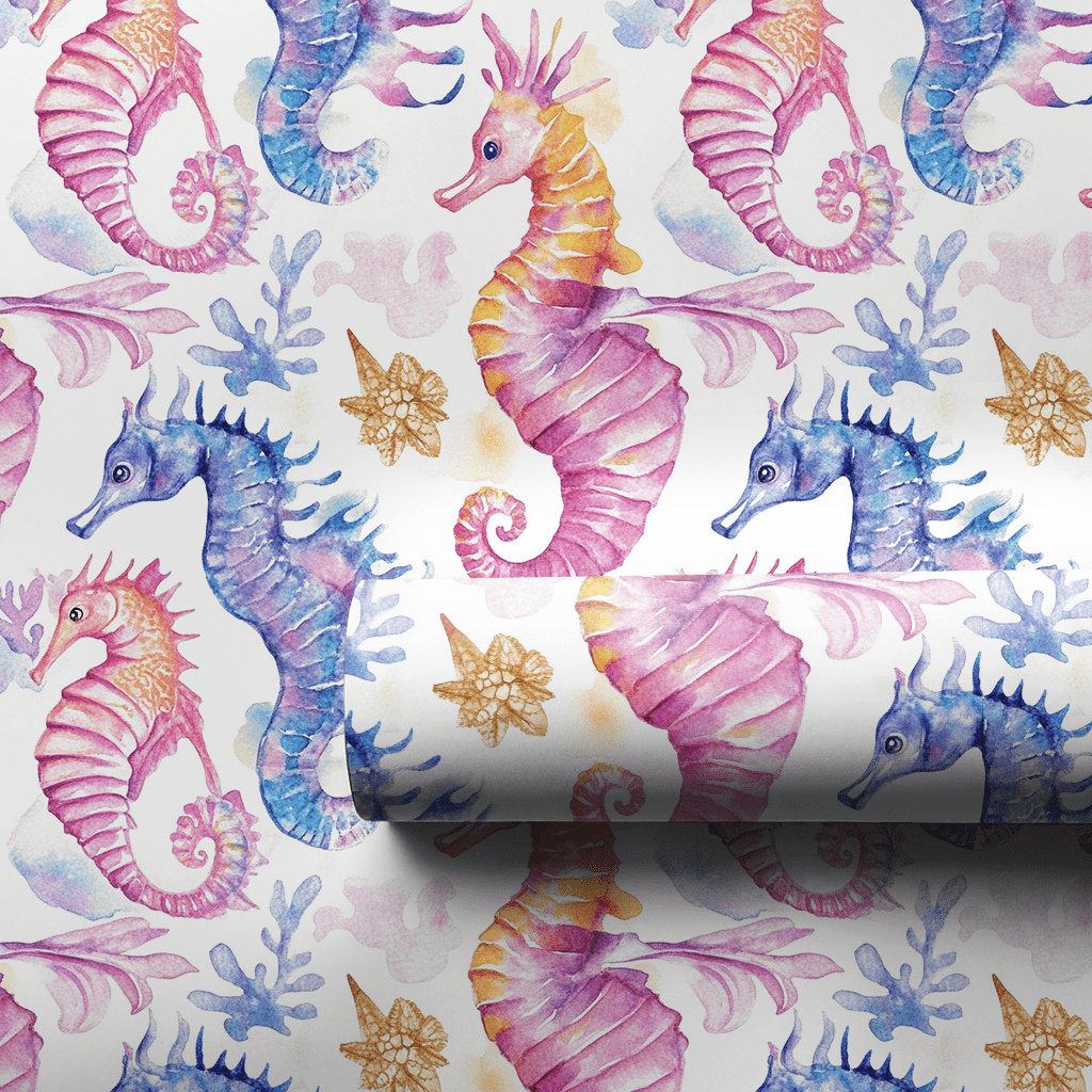 Horse of the Sea - Wrapping Paper - Aspen & Arlo