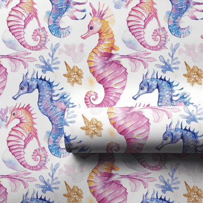 Horse of the Sea - Wrapping Paper - Aspen & Arlo