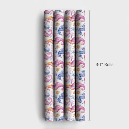 Horse of the Sea - Wrapping Paper - Aspen & Arlo
