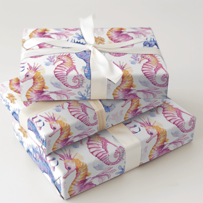 Horse of the Sea - Wrapping Paper - Aspen & Arlo