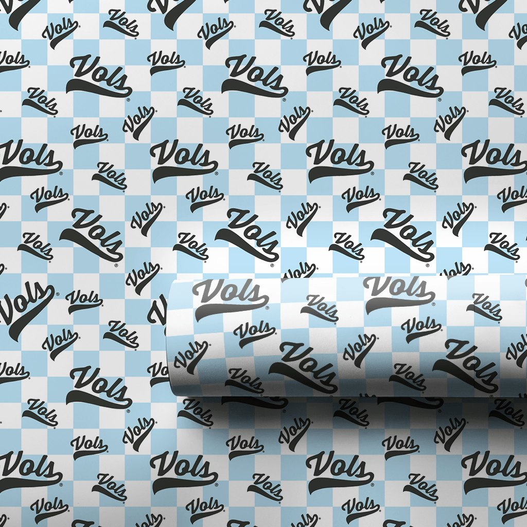 Checkered Vols - Wrapping Paper - Aspen & Arlo