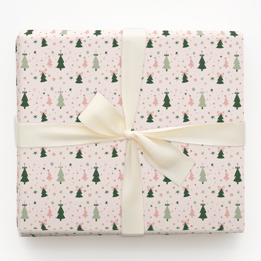 Bowtie Trees - Wrapping Paper - Aspen & Arlo
