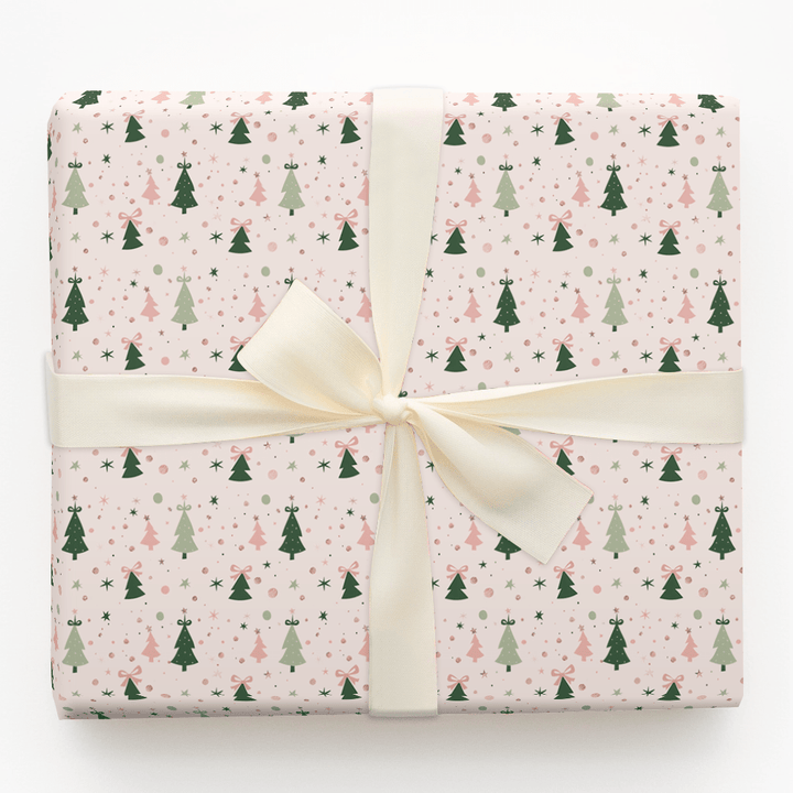 Bowtie Trees - Wrapping Paper - Aspen & Arlo