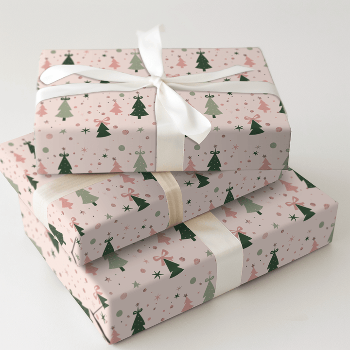 Bowtie Trees - Wrapping Paper - Aspen & Arlo
