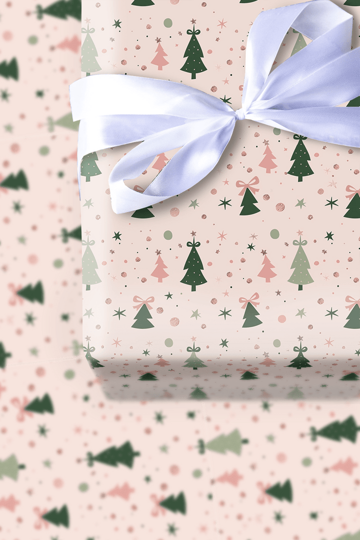 Bowtie Trees - Wrapping Paper - Aspen & Arlo