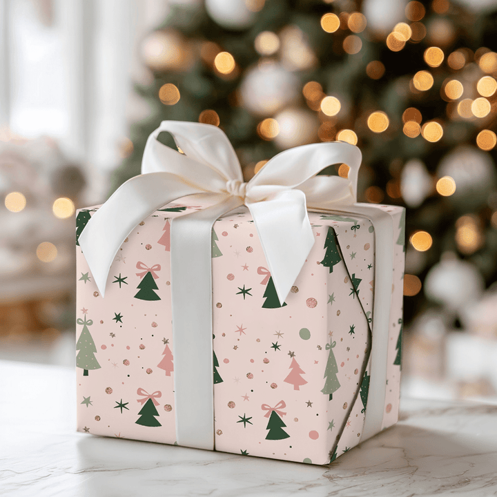 Bowtie Trees - Wrapping Paper - Aspen & Arlo