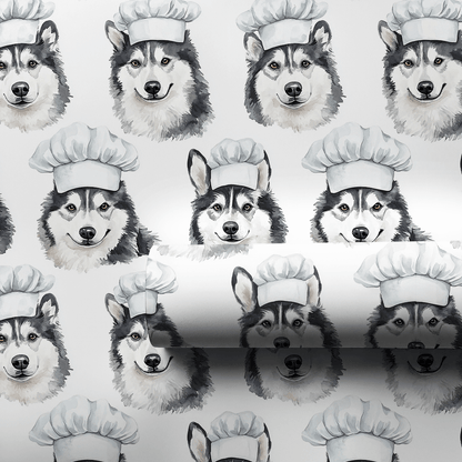 Cooking with the Huskey - Wrapping Paper - Aspen & Arlo